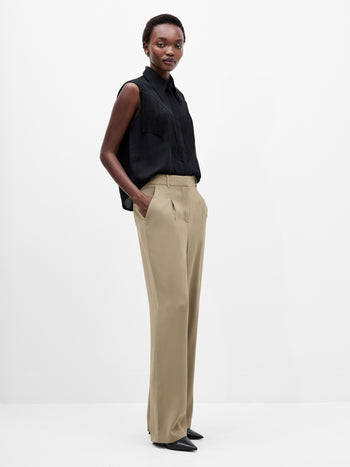 Vinnie Suiting Pleated Trousers