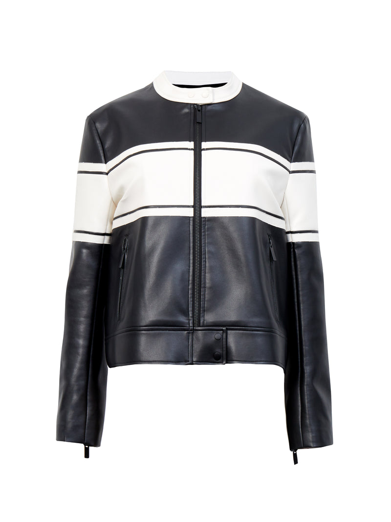 Berkely Racer PU Leather Jacket