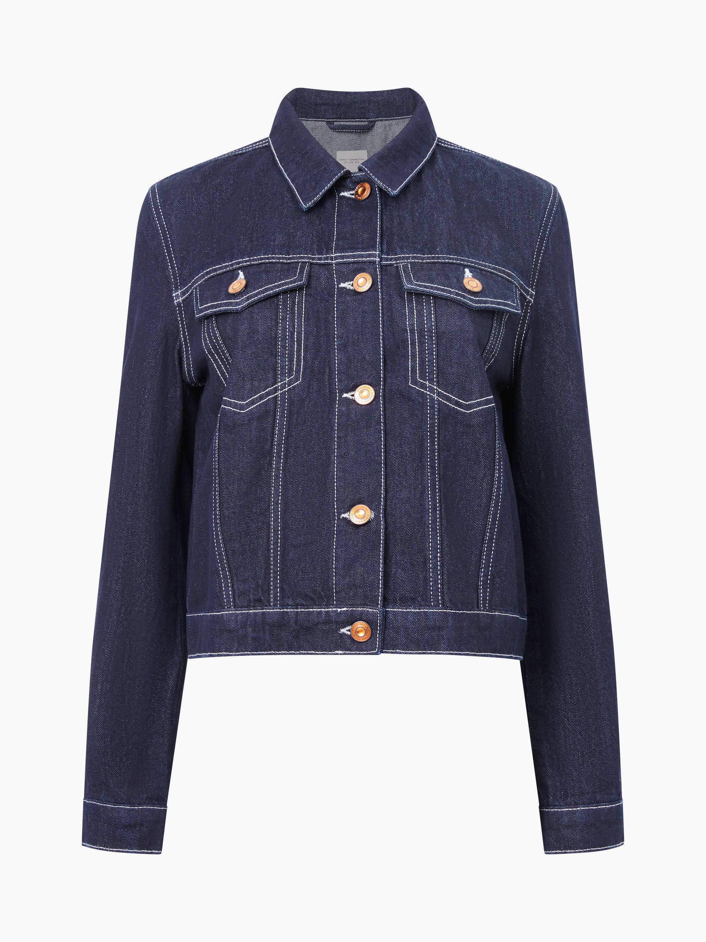 Denver Denim Contrasting Stitch Jacket