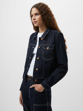 Denver Denim Contrasting Stitch Jacket