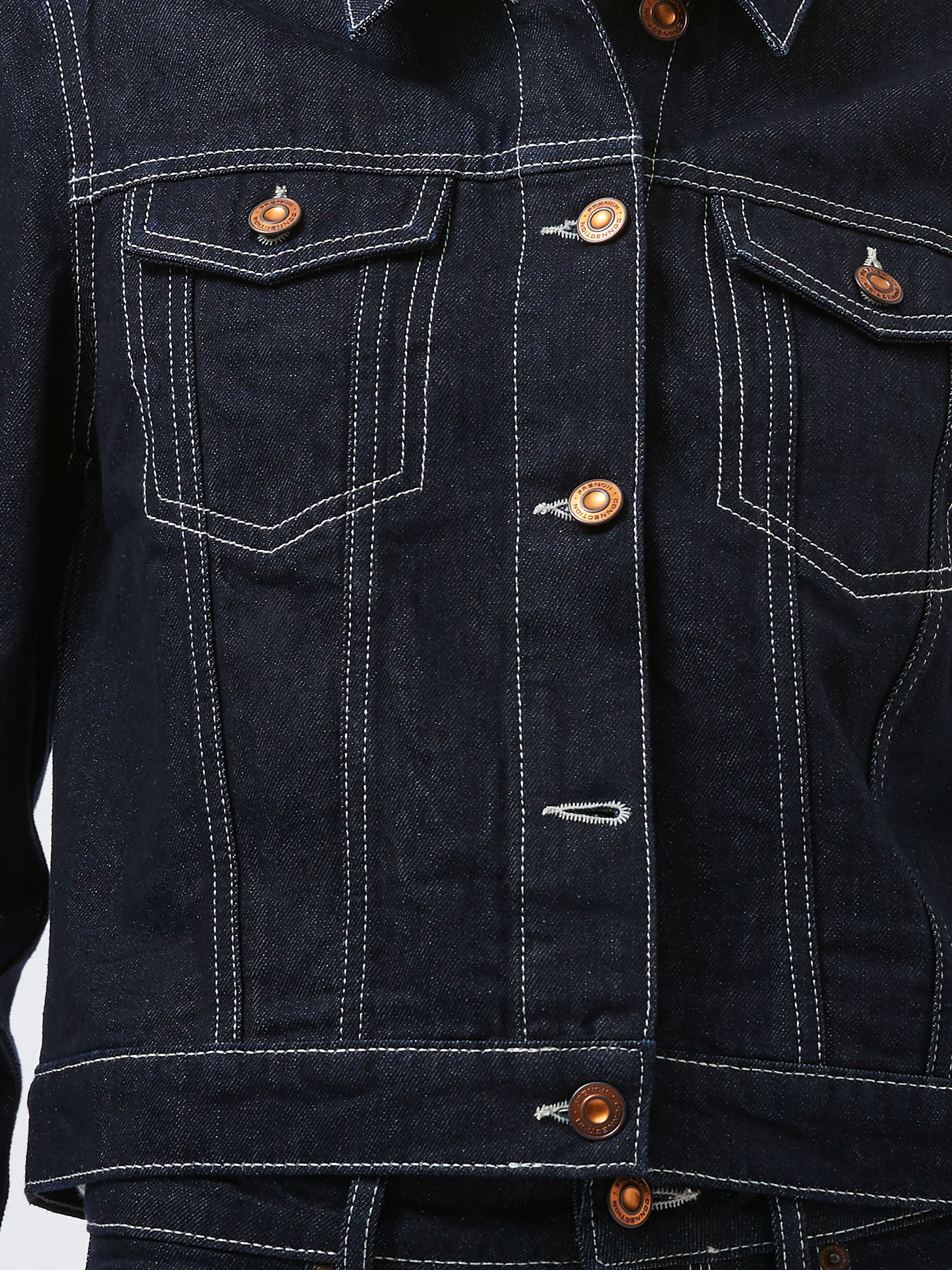 Denver Denim Contrasting Stitch Jacket