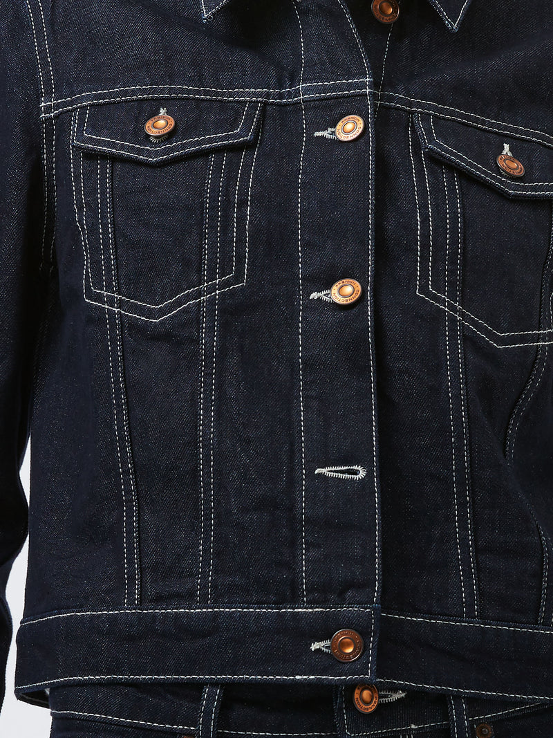 Denver Denim Contrasting Stitch Jacket