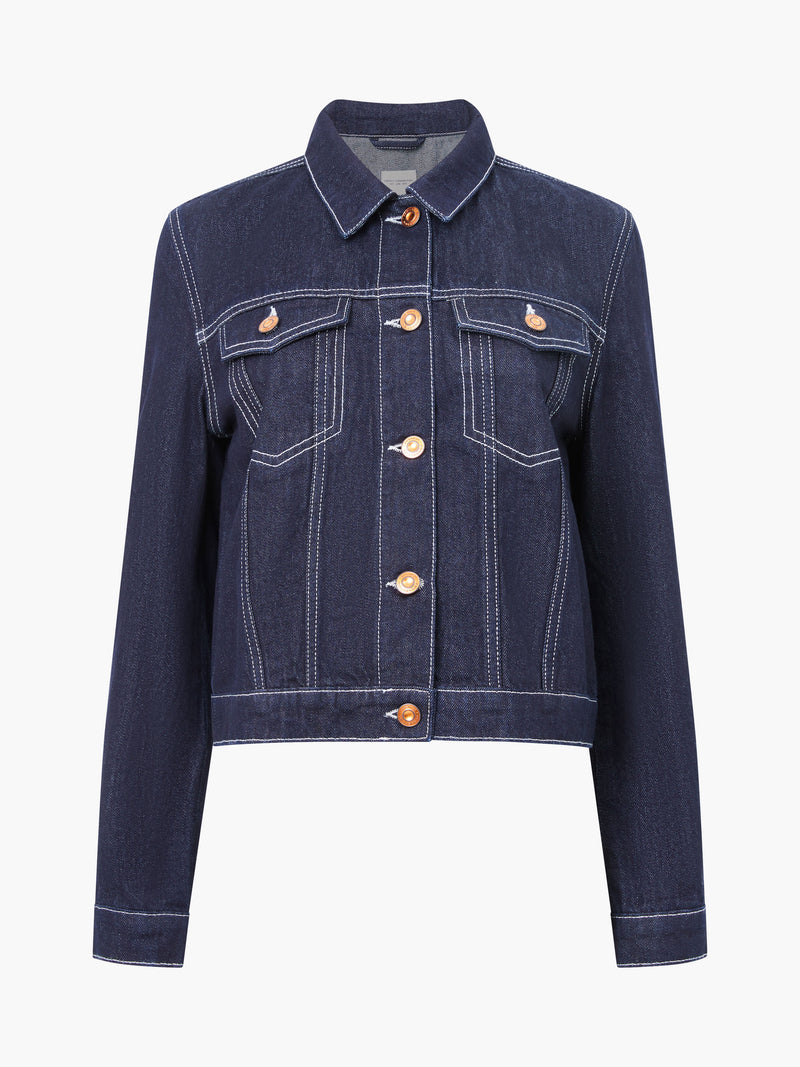 Denver Denim Contrasting Stitch Jacket