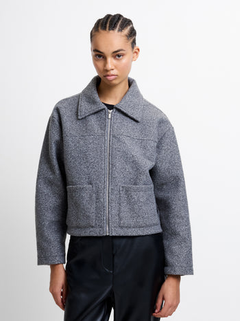 Brushed Pocket Jacket