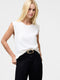 Polly Plains Capped Top