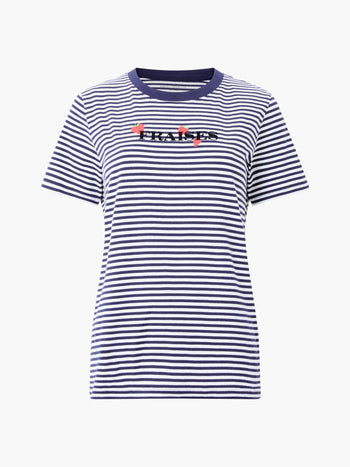 Fraises Stripe T-Shirt