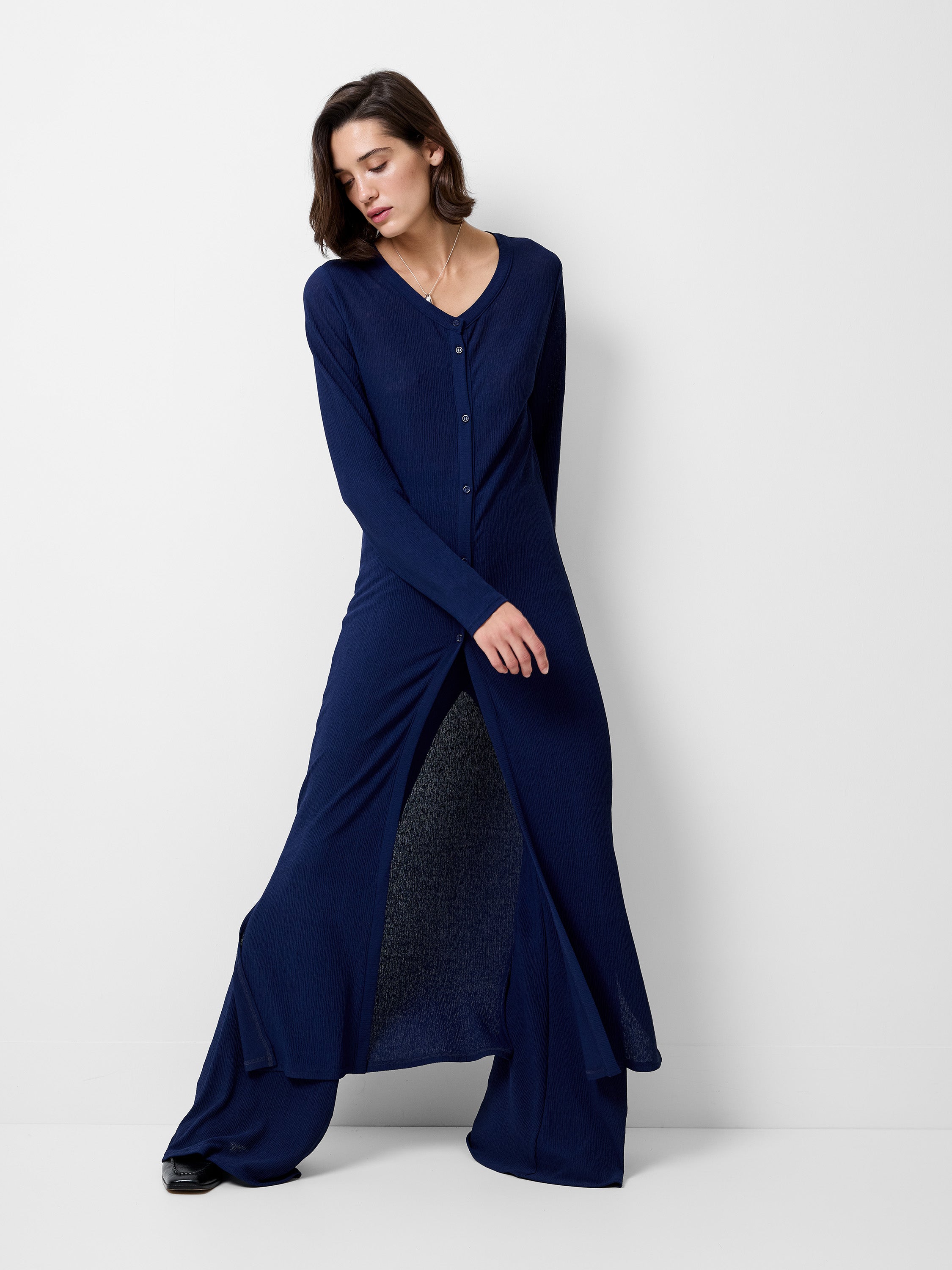 Meera Jersey Long Cardigan