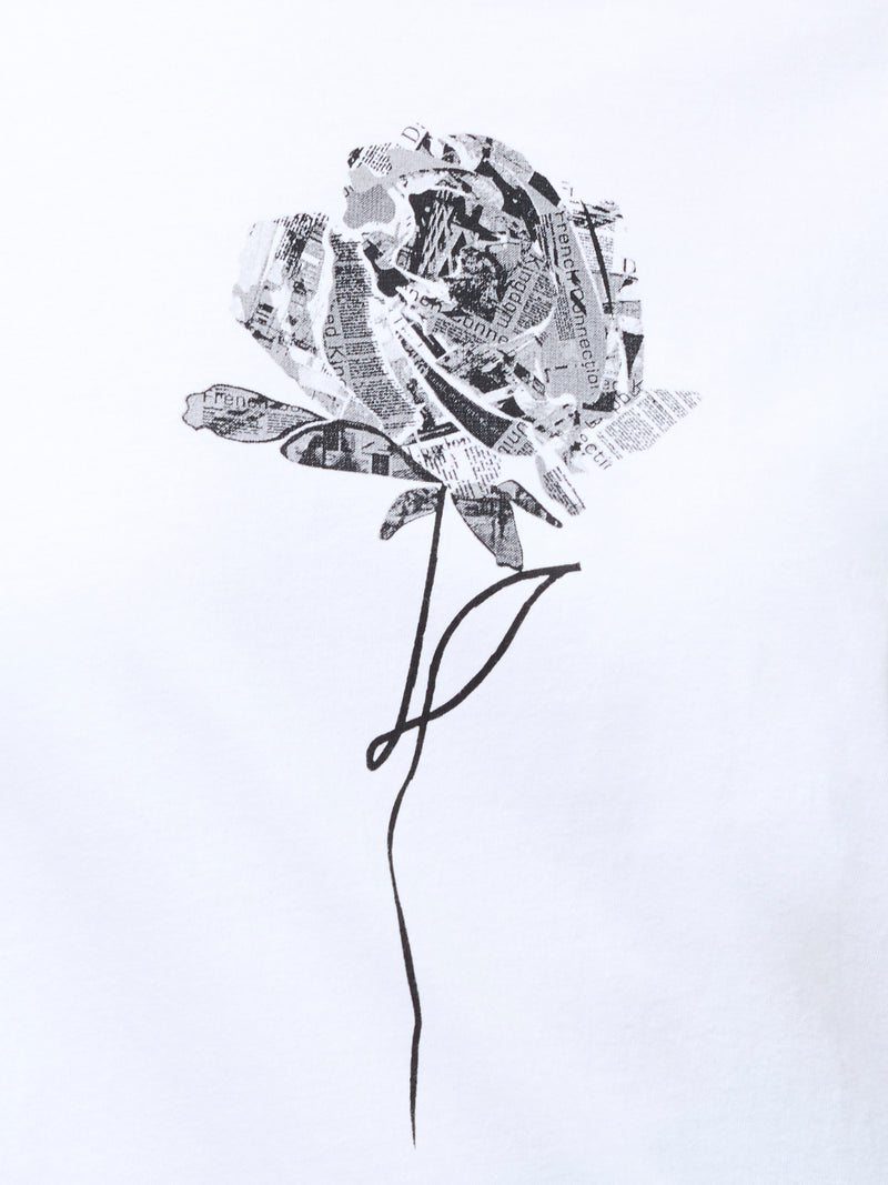 Rose Print Graphic T-Shirt