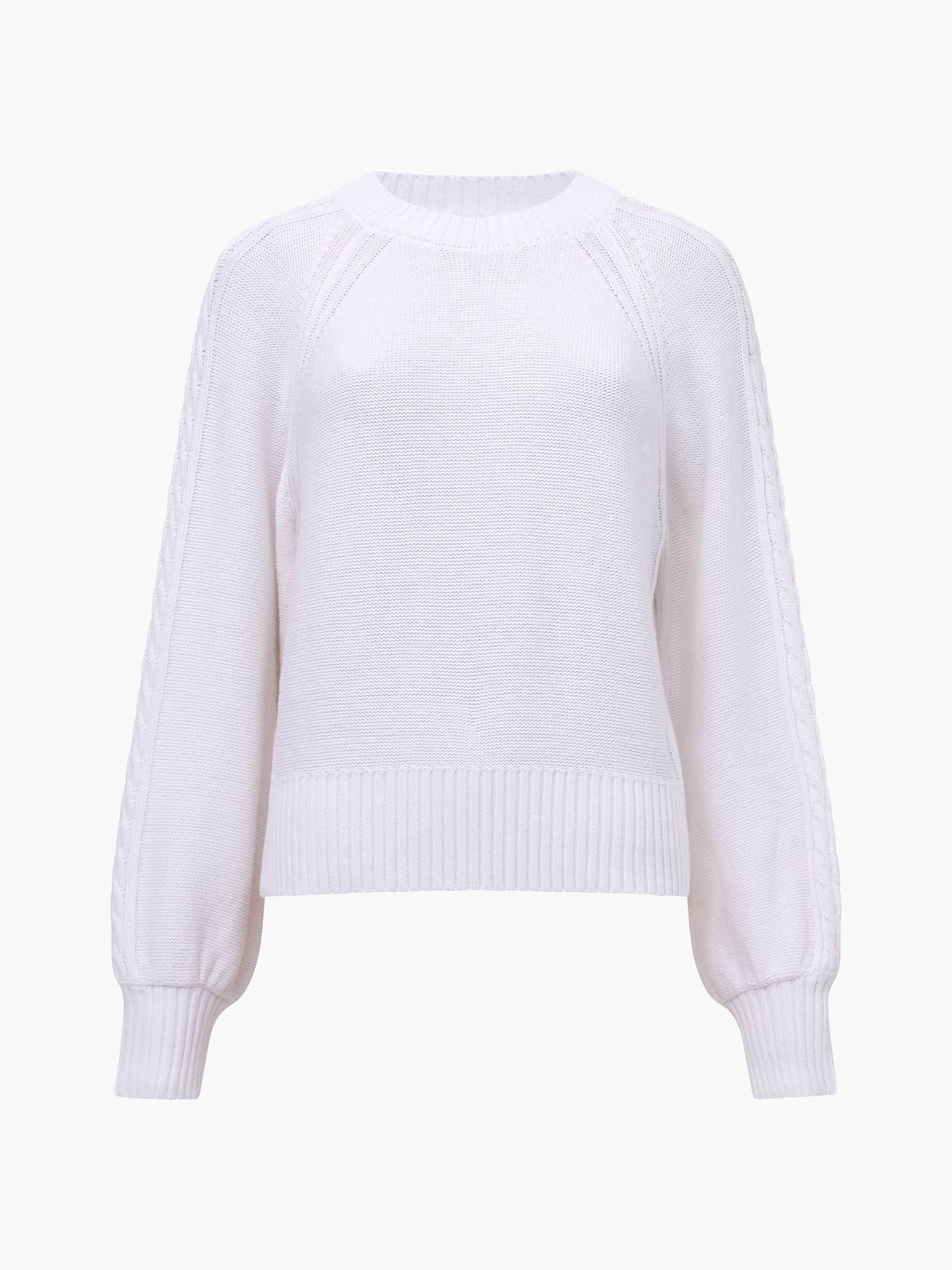 Lily Cable Knit Balloon Sleeve Jumper