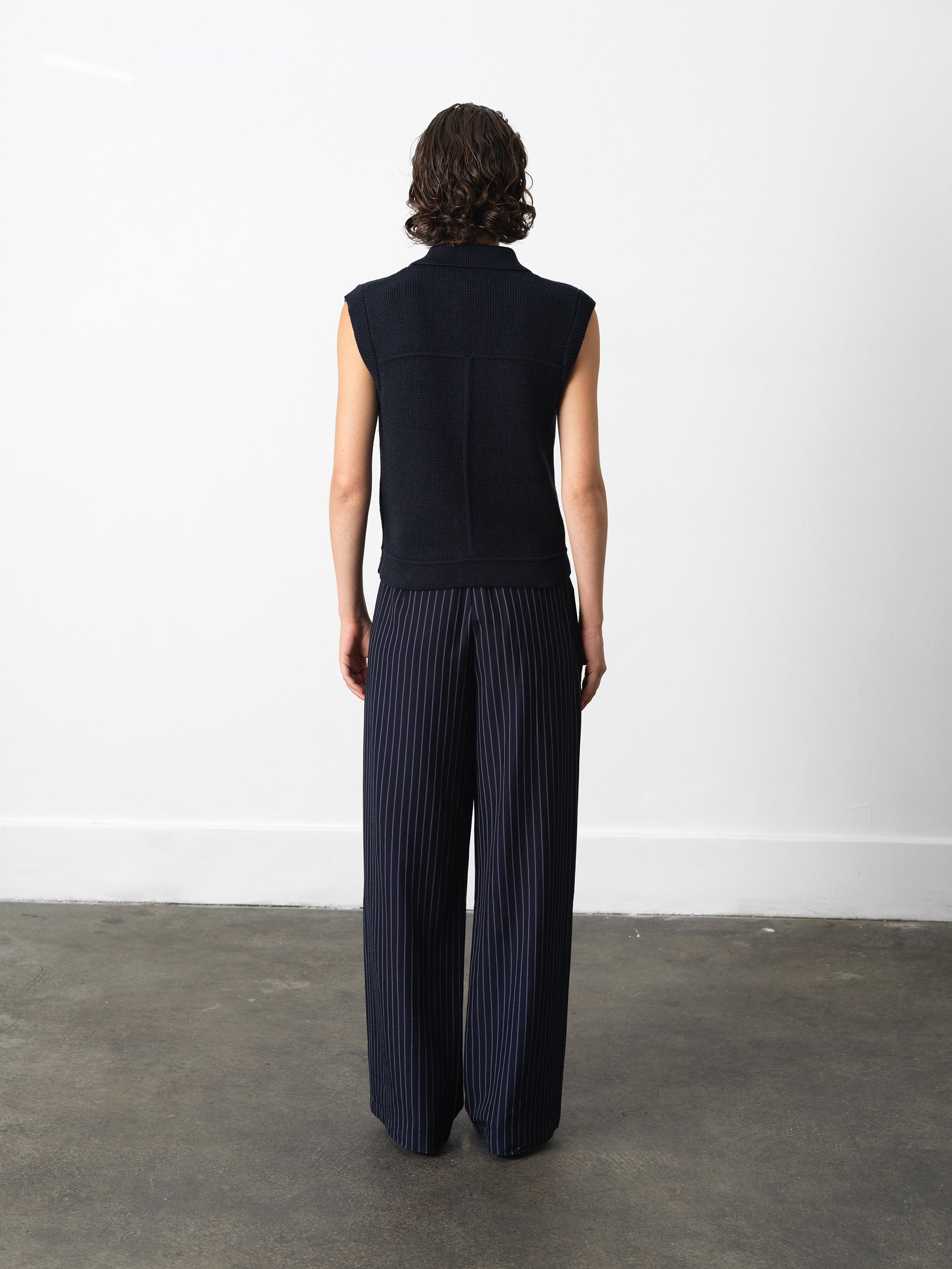 Roland Knit Collared Gilet