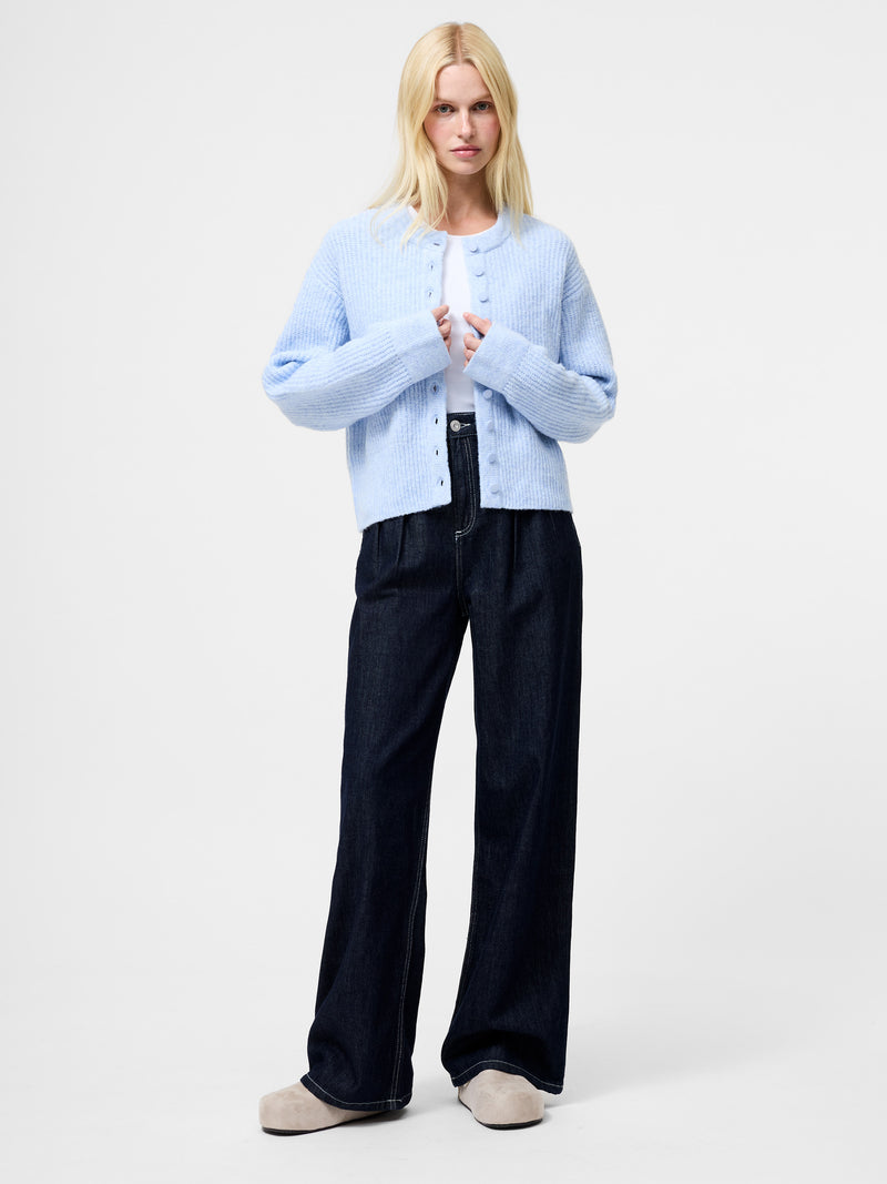 Kezia Recycled Knit Long Sleeve Cardigan