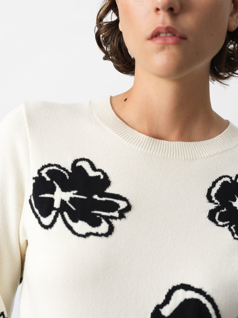 Paislee Floral Jacquard Jumper