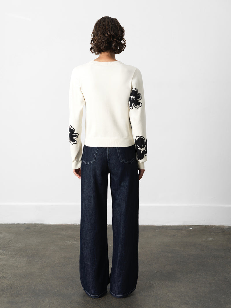 Paislee Floral Jacquard Jumper