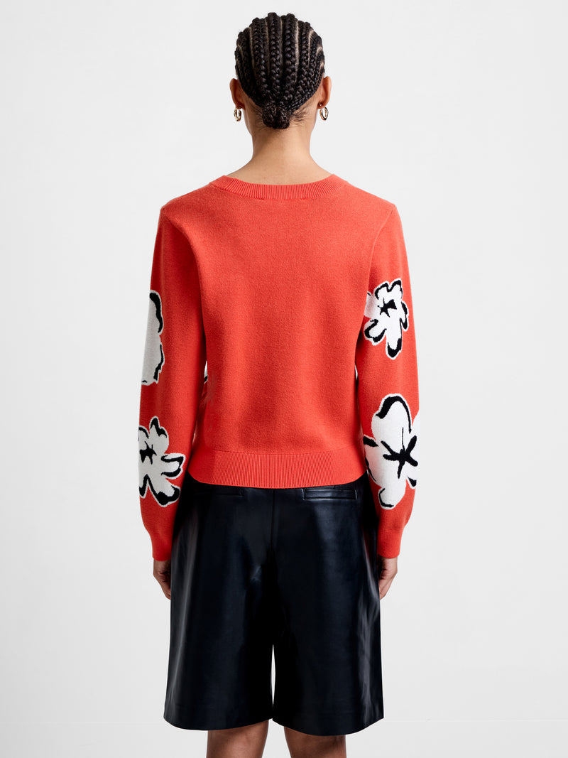 Paislee Floral Jacquard Jumper