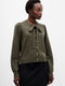 Varli Long Sleeve Tie Neck Cardigan