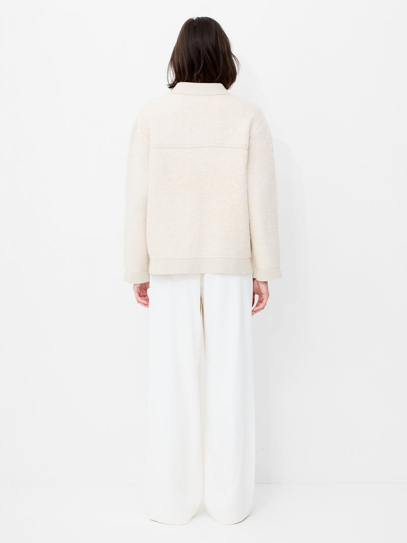 Ramira Long Sleeve Boucle Knit Jacket