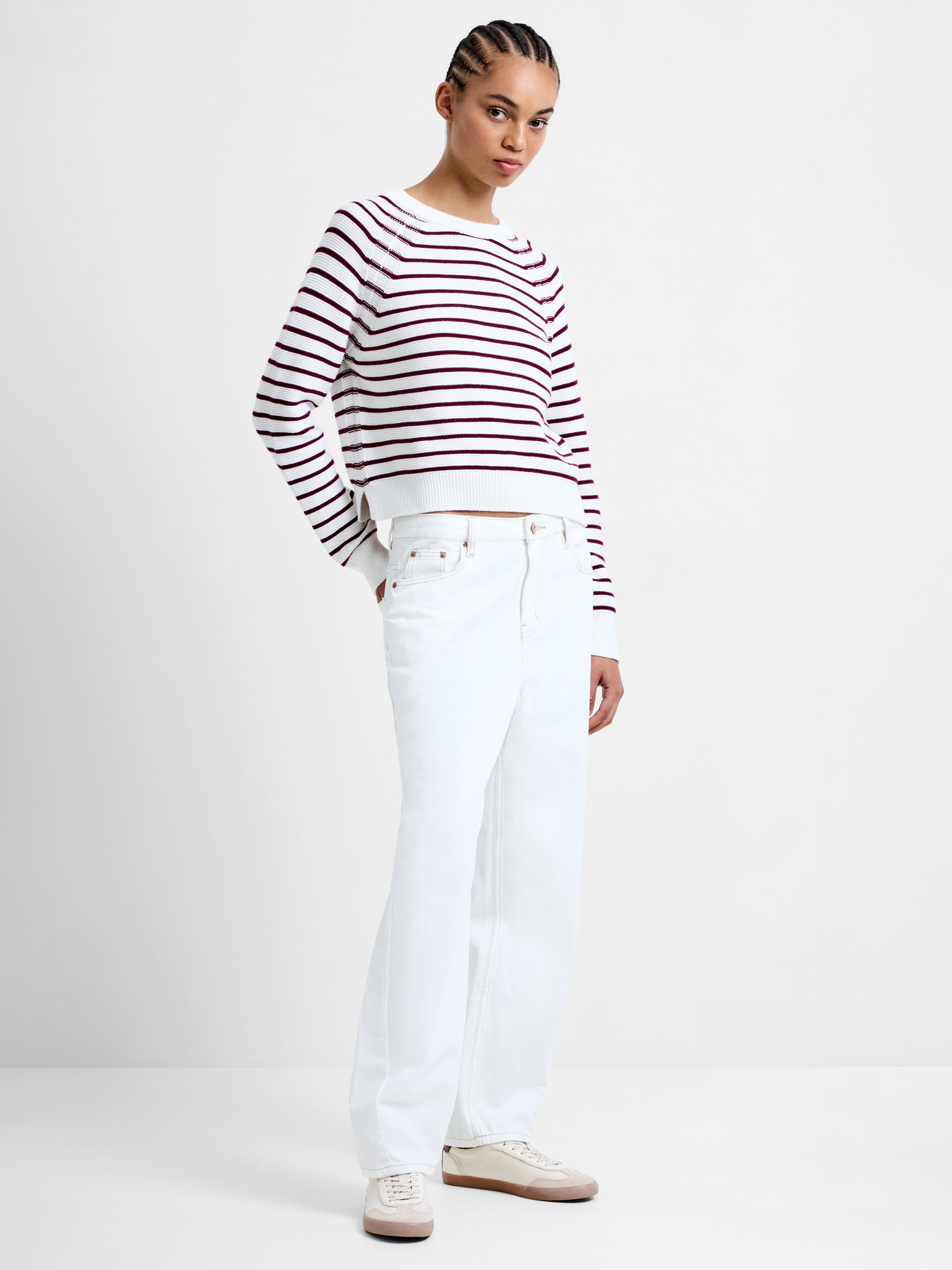 Lily Mozart Stripe Crew Neck Jumper