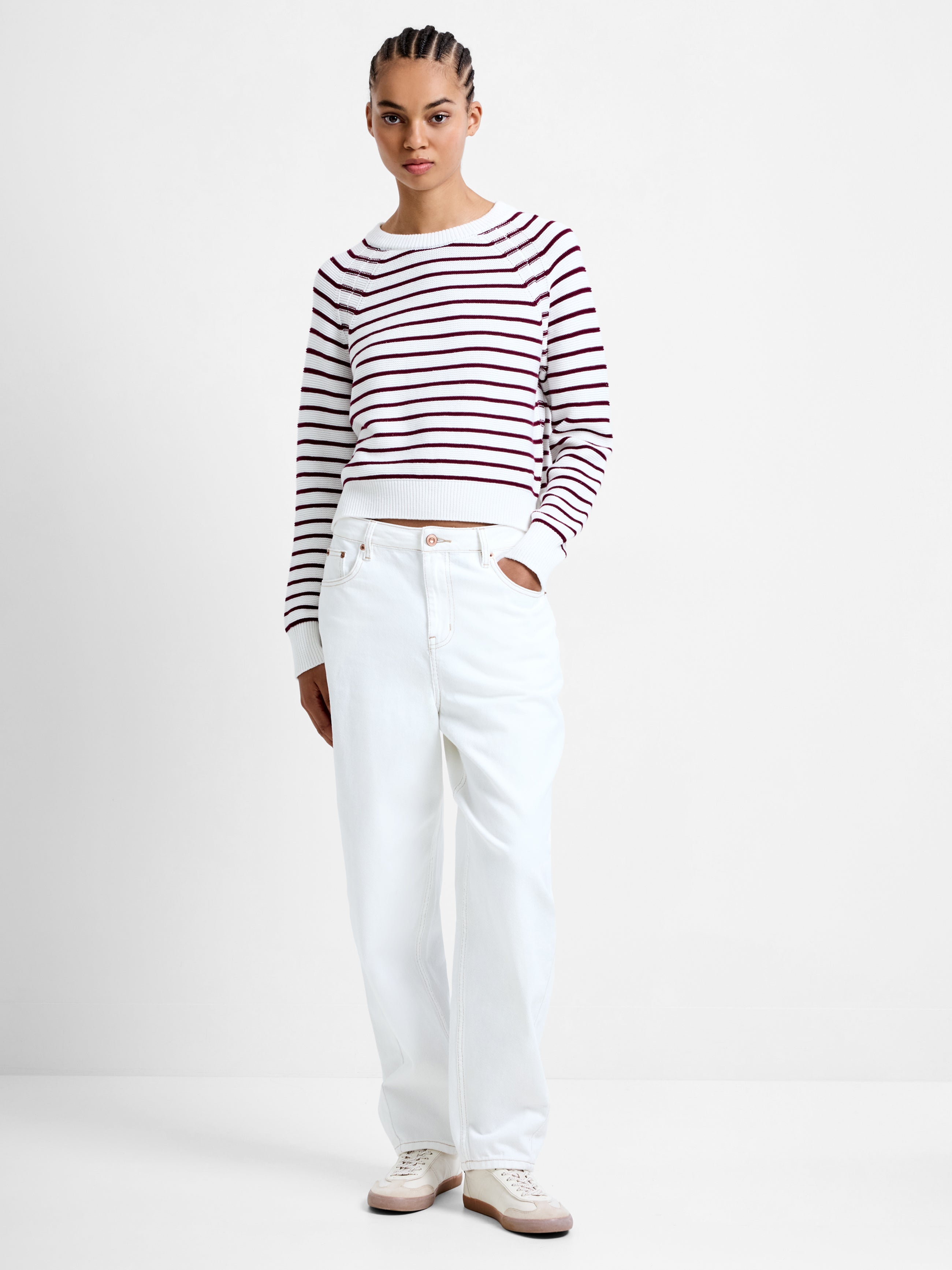 Lily Mozart Stripe Crew Neck Jumper