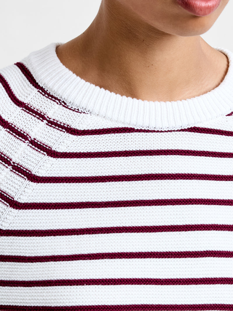 Lily Mozart Stripe Crew Neck Jumper