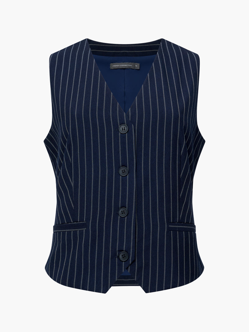 Pinstripe Tailored Waistcoat