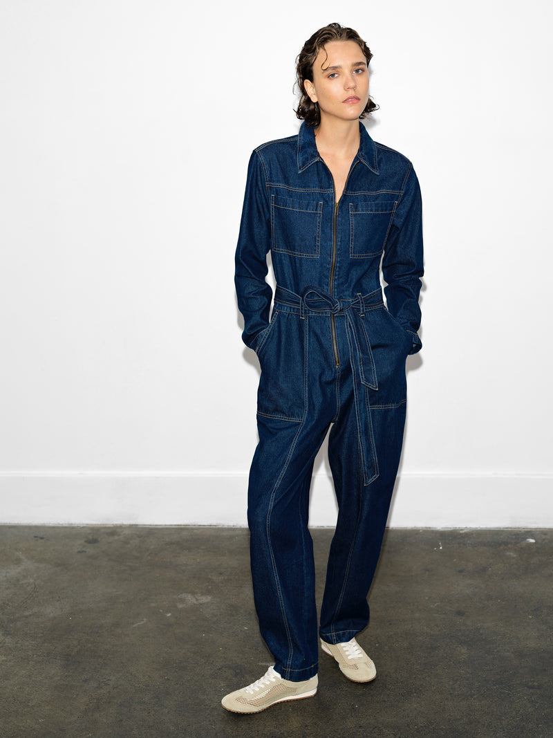Archie Denim Boiler Suit