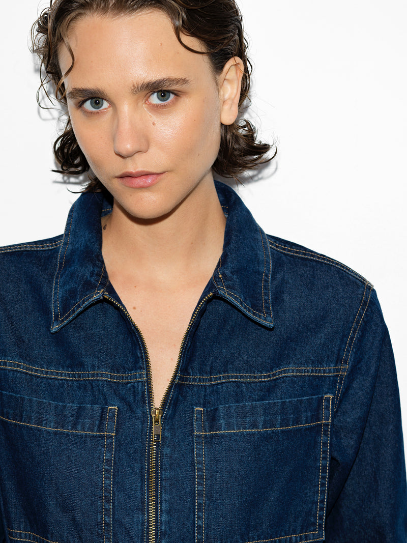 Archie Denim Boiler Suit