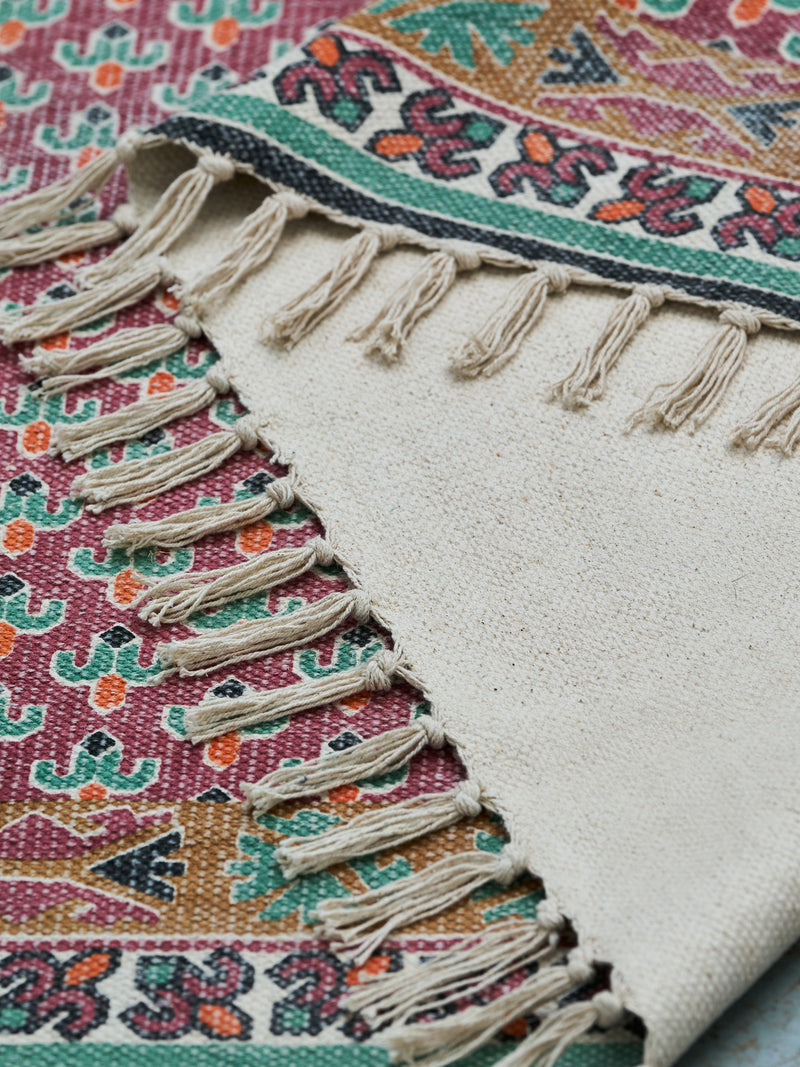 Pink Poppyfield Medium Rug