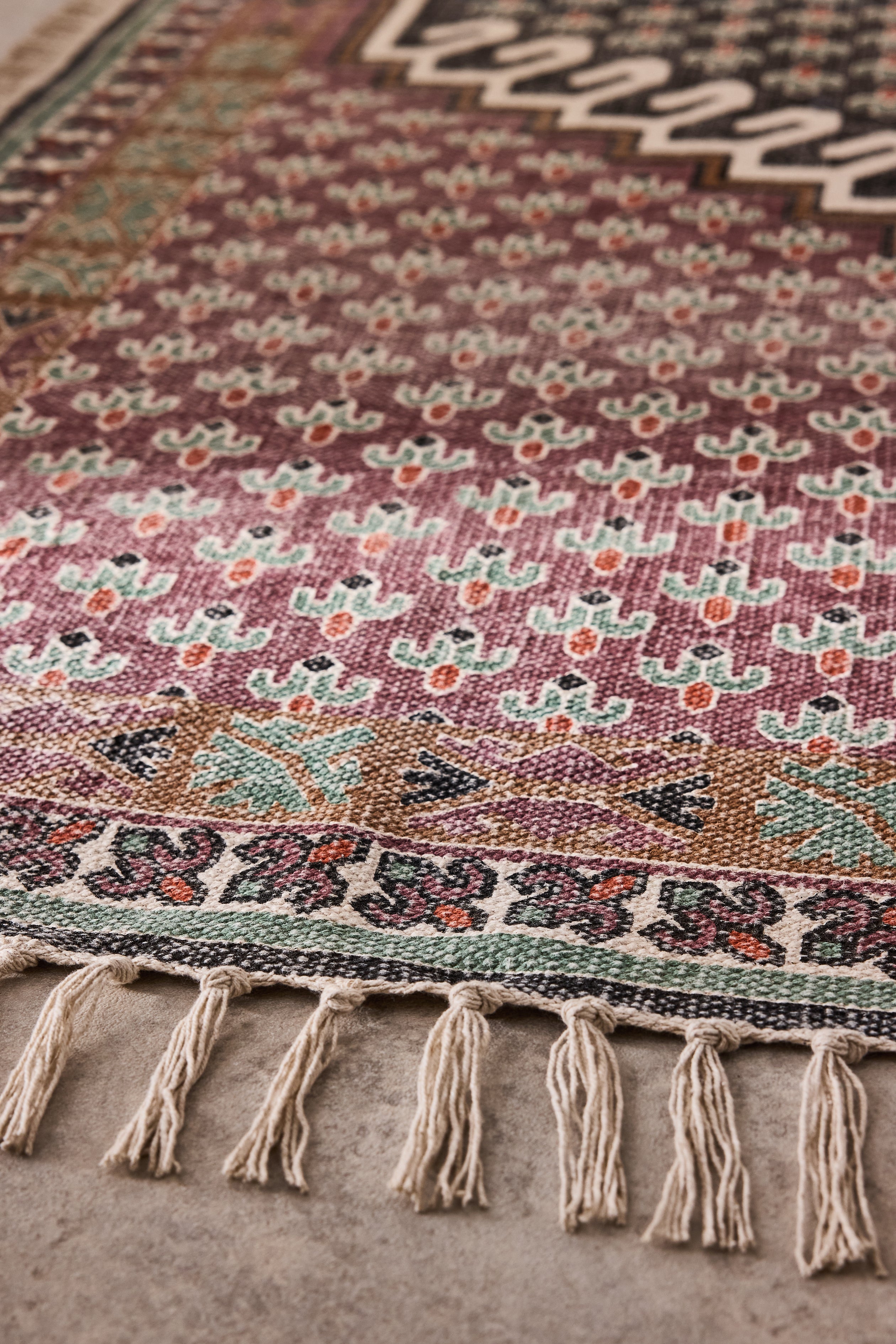 Pink Poppyfield Medium Rug