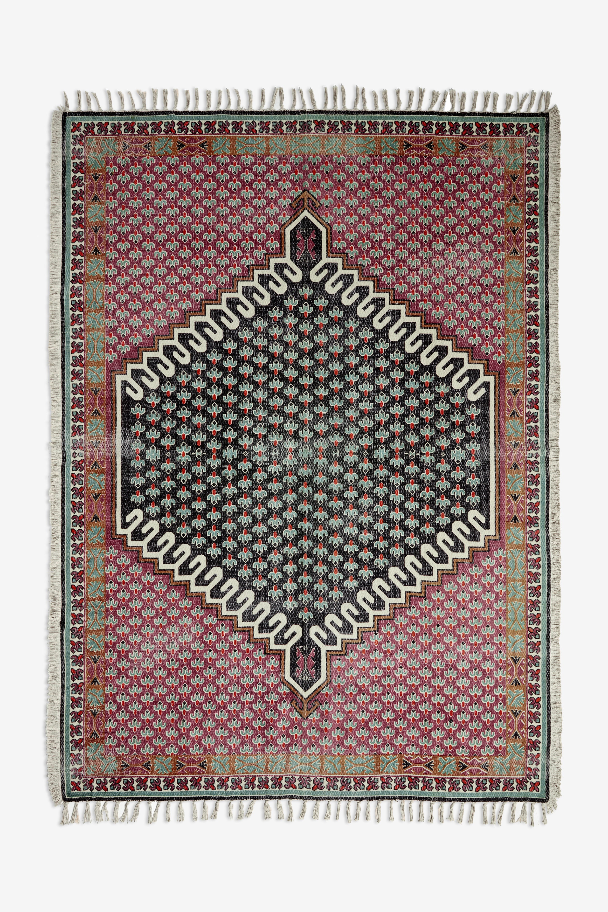 Pink Poppyfield Medium Rug