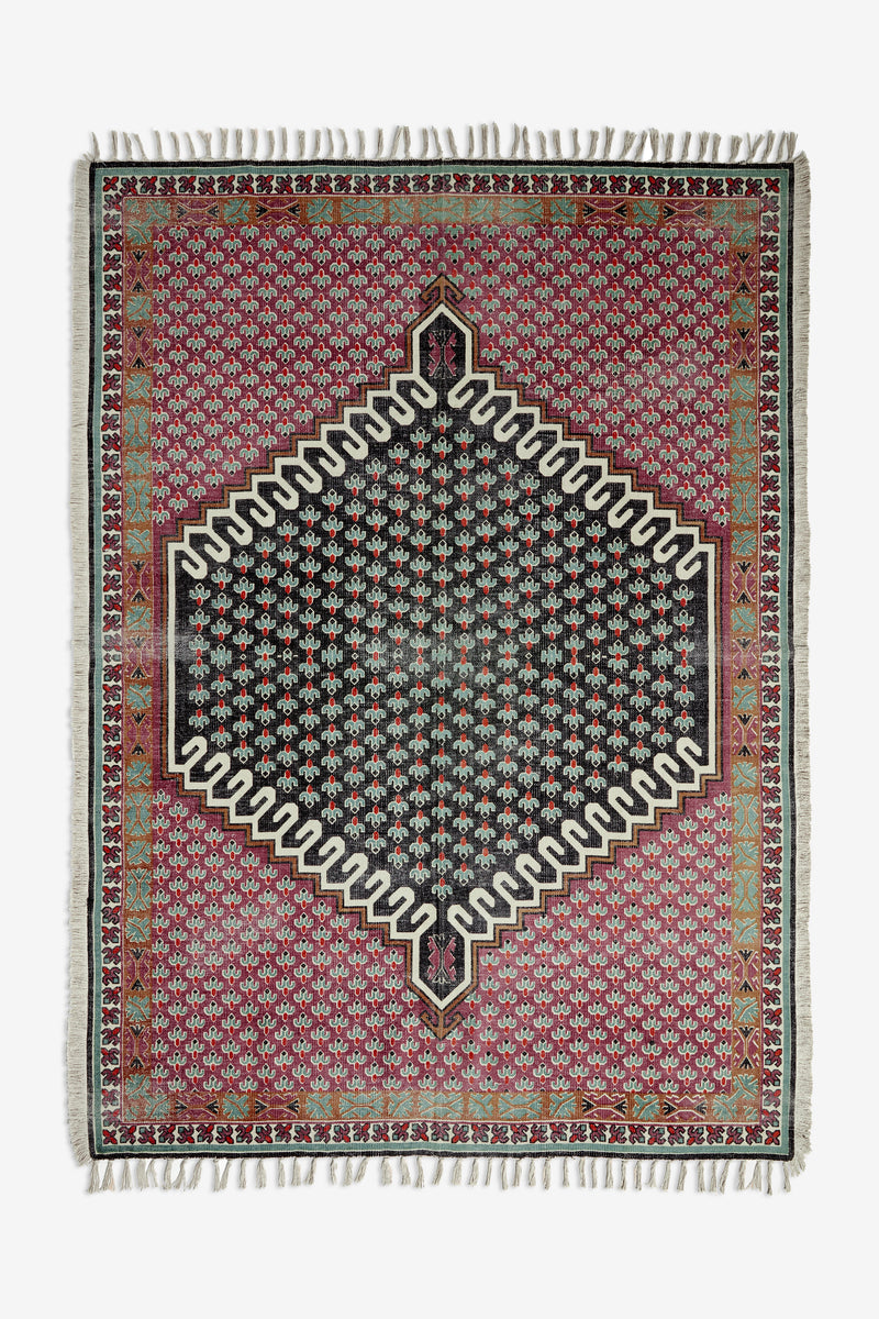 Pink Poppyfield Medium Rug