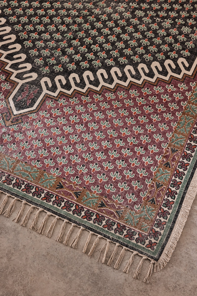 Pink Poppyfield Medium Rug