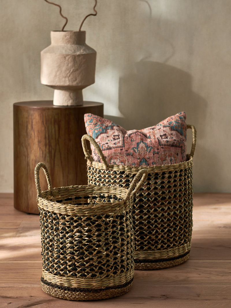 Seagrass Storage Baskets (Set of 2)
