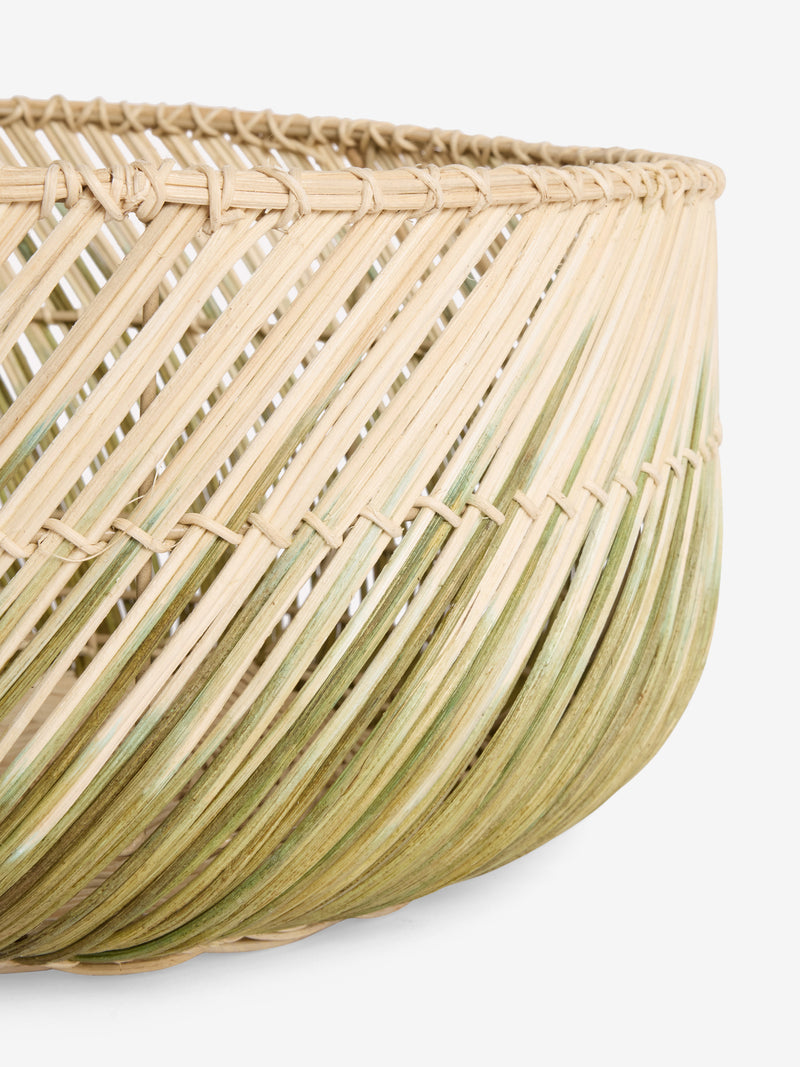 Ombre Rattan Storage Baskets (Set of 2)