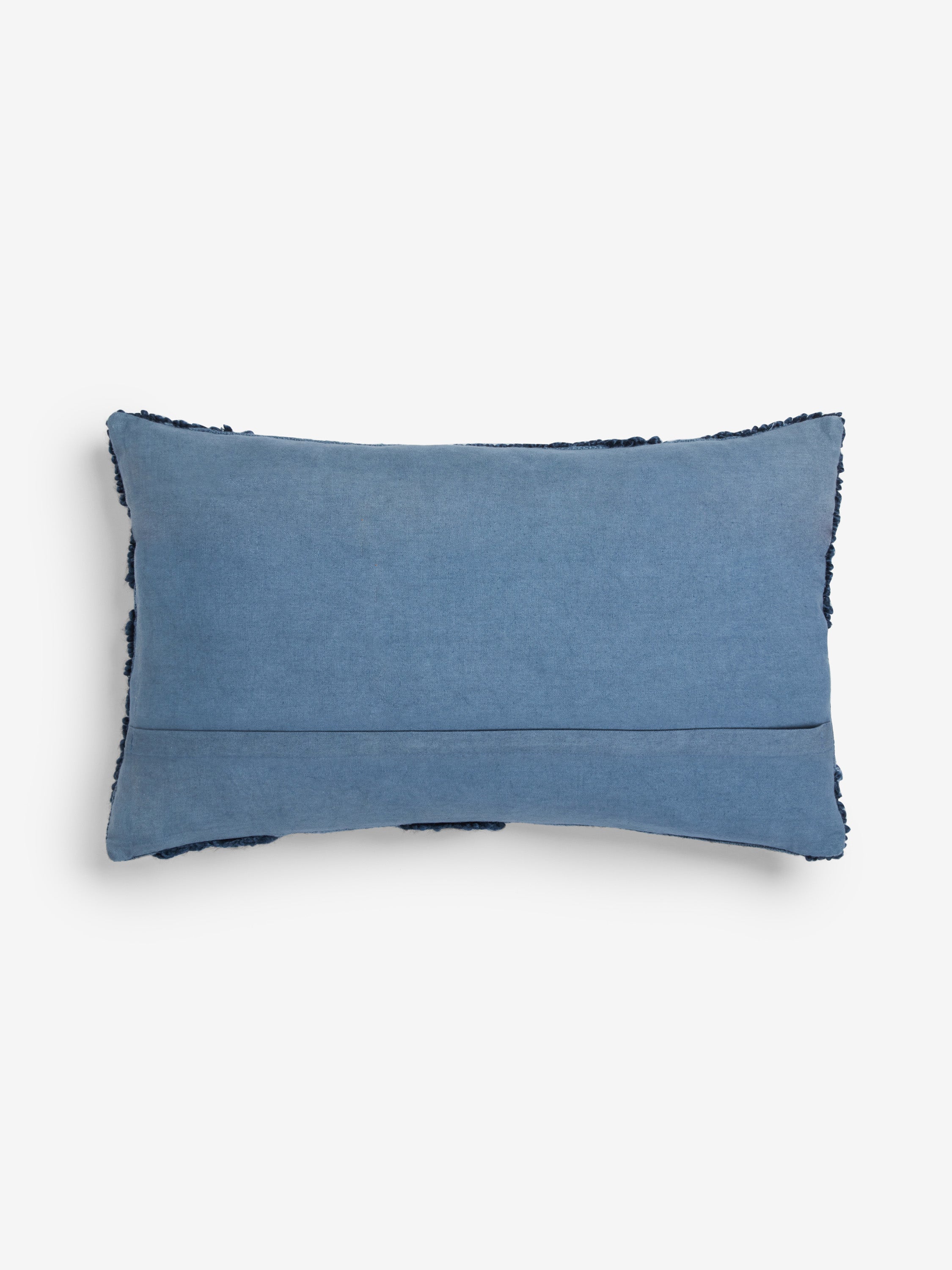 Tangelo Tufted Blue Cushion