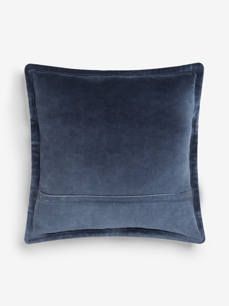 Washed Velvet Navy Cushion