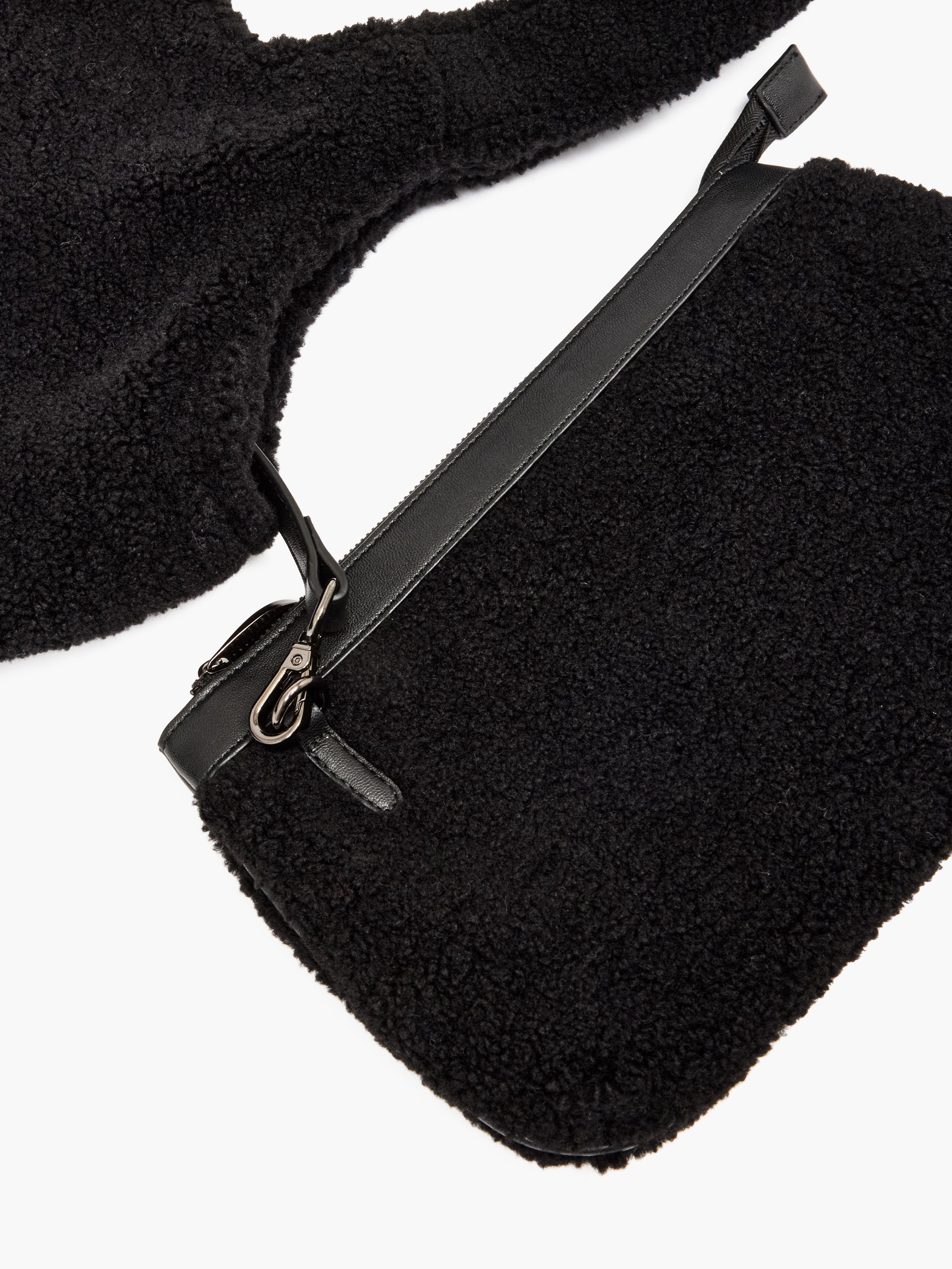 Borg Shopper Bag with Pouch