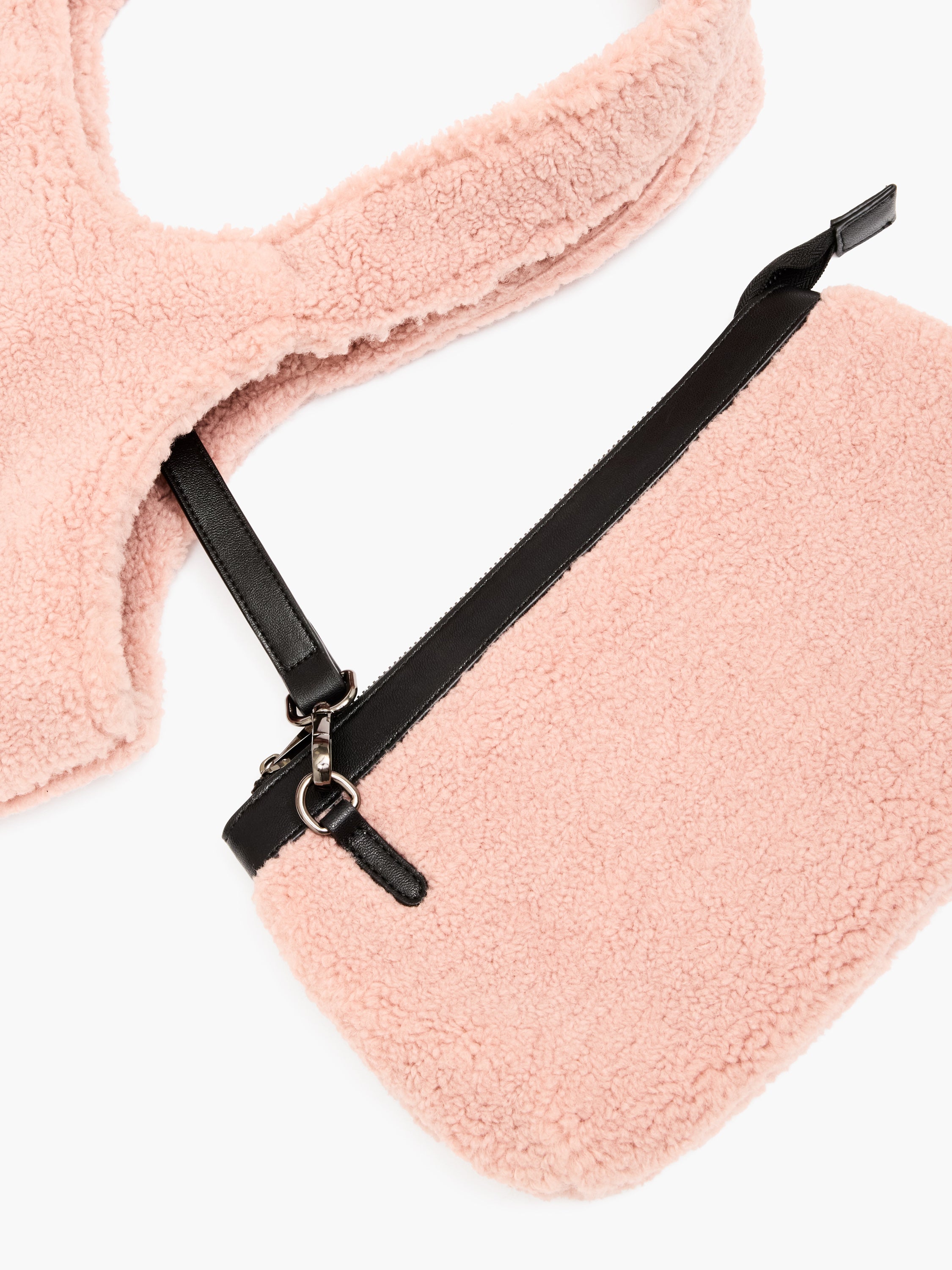 Borg Shopper Bag with Pouch