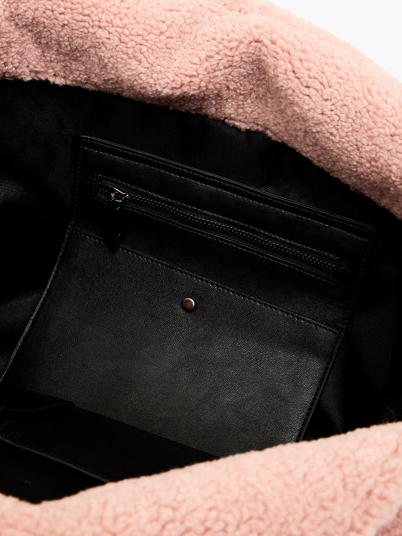 Borg Shopper Bag with Pouch