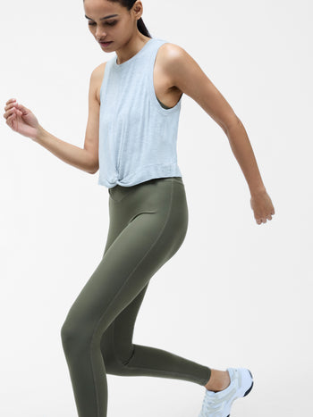 Grey Jersey Knot Vest Top