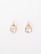 Diamante Huggie Stud Earrings