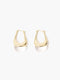 Crystal Droplet Hoop Earrings