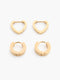 Small Huggie Hoop Earrings (2 Pairs)