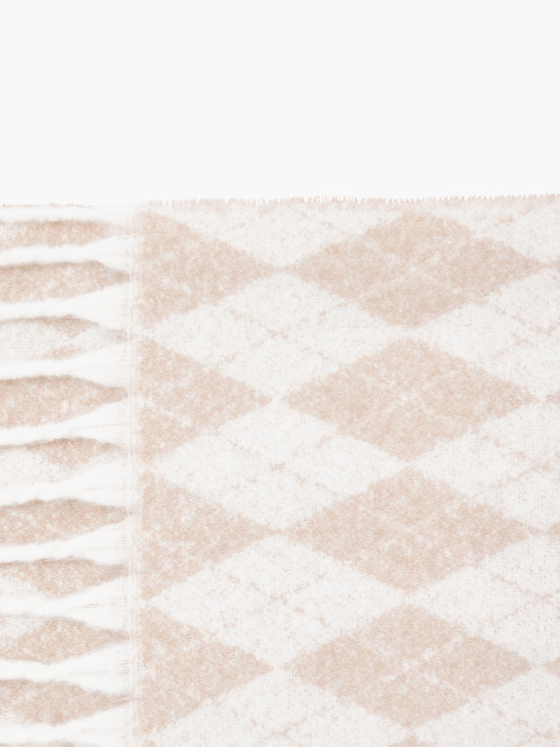 Supersoft Diamond Check Scarf