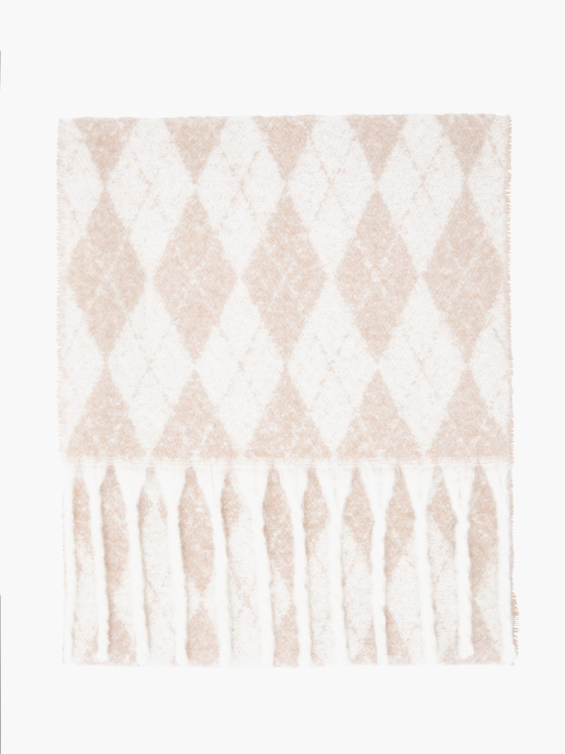 Supersoft Diamond Check Scarf