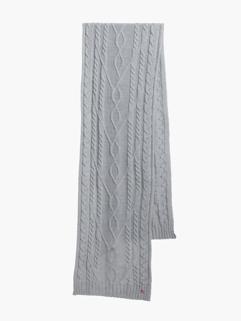 Cable Knit Scarf and Beanie Set