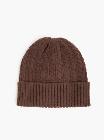 Cable Knit Beanie Hat