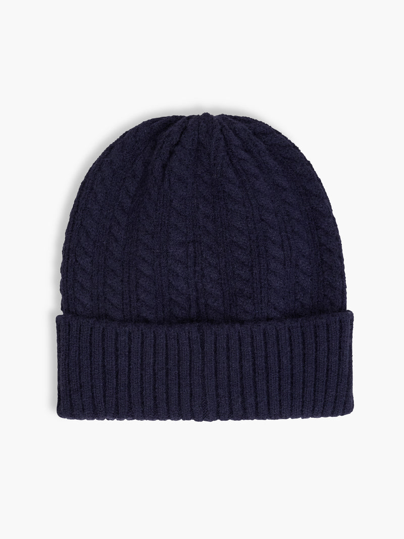 Cable Knit Beanie Hat