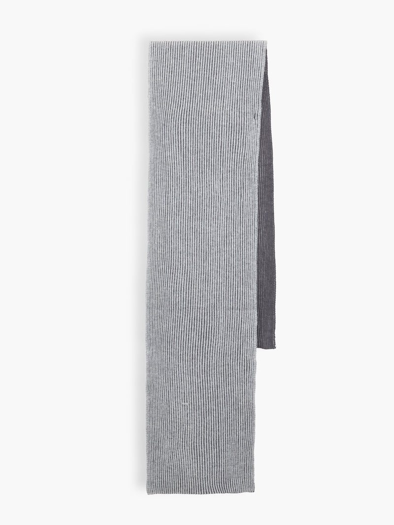 Two Tone Knit Scarf