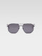 Metal D-Frame Sunglasses