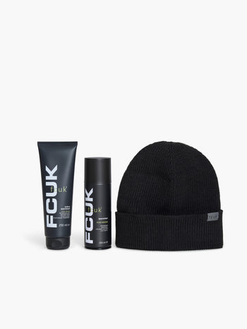 FCUK Wrap It Up Beanie Gift Set